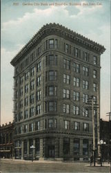 Garden City Bank and Trust Co. Building Postcard