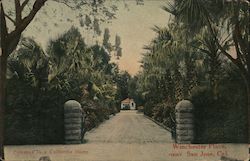 Entrance to Winchester Place, a California Home San Jose, CA Postcard Postcard Postcard