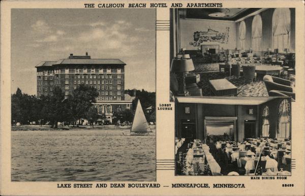 The Calhoun Beach Hotel and Apartments, lobby lounge, main dining room ...