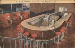 The Masque Room, Alexandria Hotel Postcard