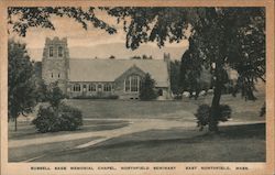 Russell Sage memorial Chapel, Northfield Seminary East Northfield, MA Postcard Postcard Postcard