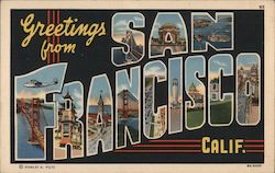 Greetings from San Francisco, Calif. Postcard