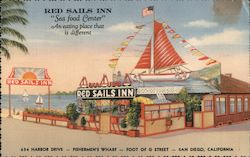 Red Sails Inn Postcard