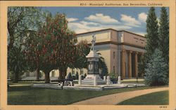 Municipal Auditorium Postcard