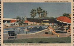 Biltmore Hotel, swimming pool Palm Springs, CA Postcard Postcard Postcard