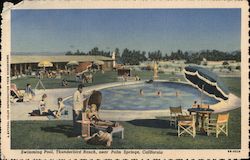 Thunderbird Ranch, swimming pool Palm Springs, CA Postcard Postcard Postcard