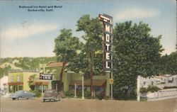 Redwood Inn Hotel and Motel Garberville, CA Postcard Postcard Postcard