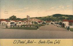 El Portal Motel Postcard