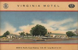 Virginia Motel Long Beach, CA Postcard Postcard Postcard