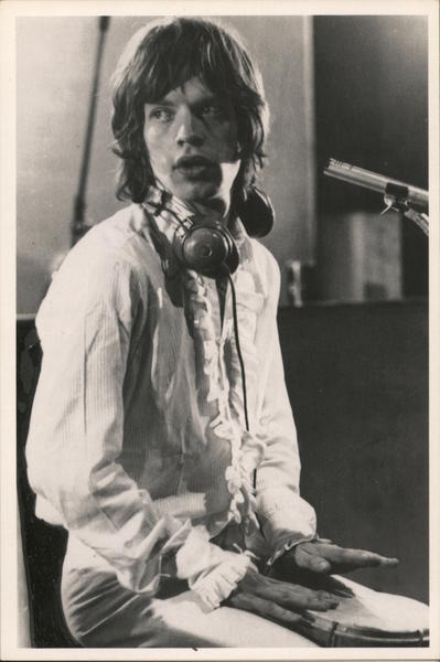 Mick Jagger in Sympathy for the Devil Performers & Groups Postcard