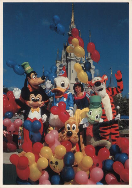 Magic Kingdom. Donald Duck and Friends. Cinderella Castle Orlando, FL ...