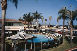 San Ysidro's West Beach Inn at the Harbor Postcard