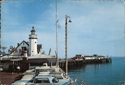 Santa Barbara Fishing Pier California Dave Mills Postcard Postcard Postcard