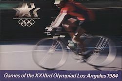 Games of the XXIIIrd Olympiad Los Angeles 1984 Postcard