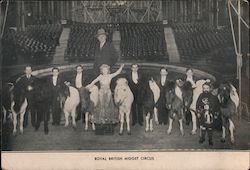 John Lester's Royal British Midgets Postcard