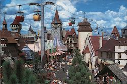 Skyway Over Fantasyland - Disney World Orlando, FL Postcard Postcard Postcard