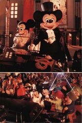 Limousine with Mickey and Minnie Postcard