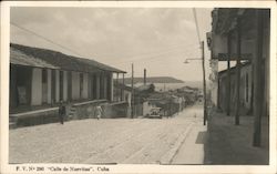 Calle de Nuevitas, Cuba Postcard