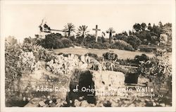 Adobe Ruins of Original Walls, Presidio Park San Diego, CA Postcard Postcard Postcard