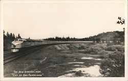 The new streamliner City of San Francisco Locomotives Postcard Postcard Postcard