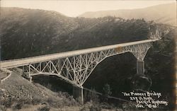 Pioneer Bridge, Shasta River Canyon Yreka, CA Postcard Postcard Postcard