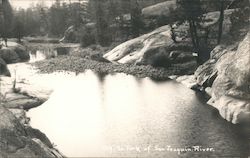 So. fork of the San Joaquin River California Postcard Postcard Postcard