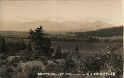 Scott Valley CAL California C. J. Schuffler Postcard Postcard Postcard