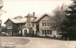 High School Saint Helena, CA Postcard Postcard Postcard