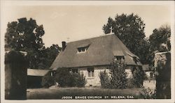 Grace Church St. Helena, CA Postcard Postcard Postcard