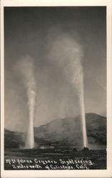 Mt. St. Helena Geysers Postcard