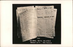 National Hotel Register Postcard