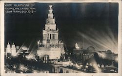 Night Illumination Postcard