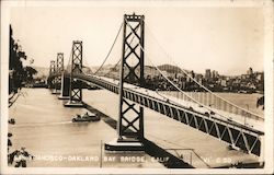 San Francisco-Oakland Bay Bridge California Postcard Postcard Postcard