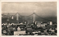 Bay Bridge and Embarcadero Postcard