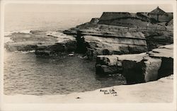 Sunset Cliffs, Point Loma, Cal. San Diego, CA Postcard Postcard Postcard