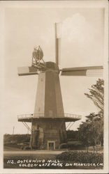 Dutch Windmill, Golden Gate Park San Francisco, CA Postcard Postcard Postcard