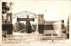 Memorial Gate, College of the Pacific Stockton, CA Postcard Postcard Postcard