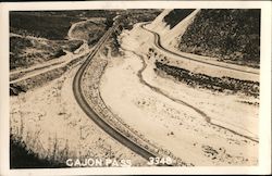 Birds eye view Cajon Pass Phelan, CA Postcard Postcard Postcard