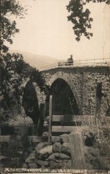 Putah Creek Stone Bridge, Monticello Postcard