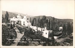 Former Home of Aimee Sample McPherson Elsinore, CA Postcard Postcard Postcard