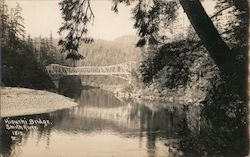 Hiouchi Bridge, Smith River Crescent City, CA Postcard Postcard Postcard