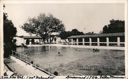 The Plunge, Warner Hot Springs Postcard