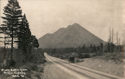 Black Butte from Pacific Highway Mount Shasta, CA Postcard Postcard Postcard