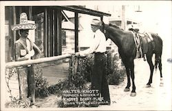 Walter Knott, Founder & Owner of Knott's Berry Place Postcard