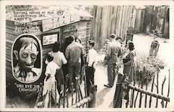 Visiting Hours at Our Ghost Town Jail, Knott's Berry Place Buena Park, CA Knott's Berry Farm Postcard Postcard Postcard