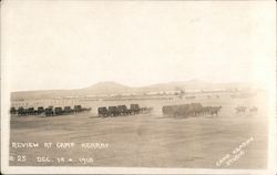 Review at Camp Kearny, 1918 San Diego, CA Postcard Postcard Postcard