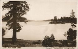 View of Big Bear Lake California Postcard Postcard Postcard