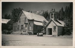 The Old General Store and Firehouse Postcard