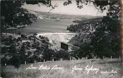 Don Pedro Dam from Highway Turlock, CA Postcard Postcard Postcard