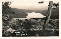 Donner Lake, bridge Postcard